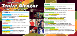 Programaci&oacute; cultural febrer-maig 2015