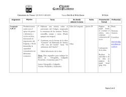 Quinto grado del 26 al 30 de enero de 2015