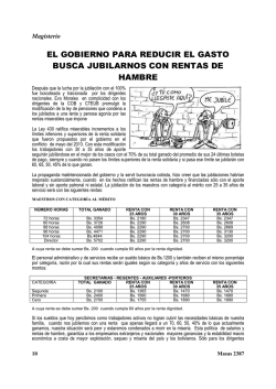 10- El gobierno para reducir el gasto busca jubilarnos con&hellip;