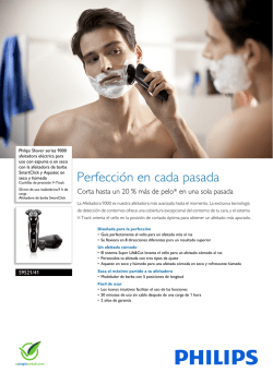 S9521/41 Philips afeitadora el&eacute;ctrica para uso con espuma o en