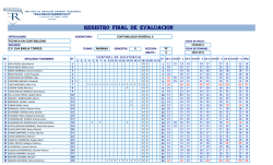REGISTRO FINAL DE EVALUACION