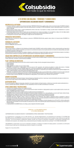 REGLAMENTO CV - Maluma a tu ritmo