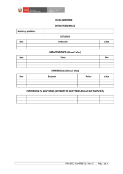 PI04-SGC -SANIPES-03 / Ver. 01 P&aacute;g. 1 de 1 DATOS