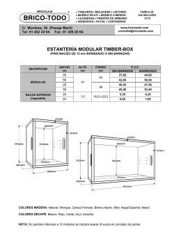  TABLEROS  MOLDURAS  LISTONES