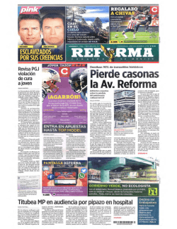 Consulta las primeras planas nacionales