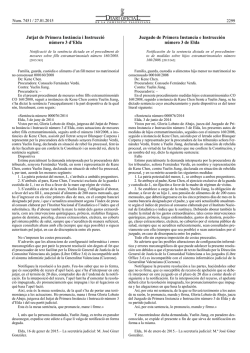 Notificaci&oacute; de la sent&egrave;ncia dictada en el procediment de mesures