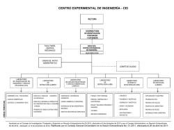 Organigrama del Centro Experimental de Ingenier&iacute;a (CEI) (PDF, 208