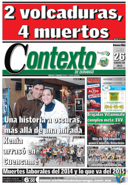 26/01/2015 - Contexto de Durango