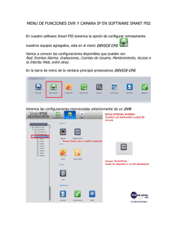 configurar equipos y funciones en software smart pss
