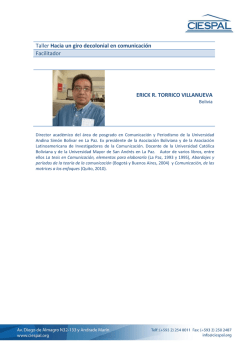 Erick R. TORRICO VILLANUEVA