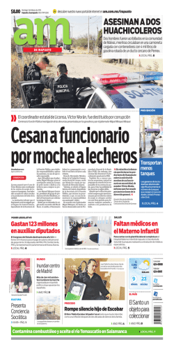 ASESINAN A DOS HUACHICOLEROS