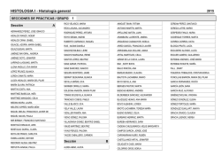 HISTOLOGIA I - Histolog&iacute;a general