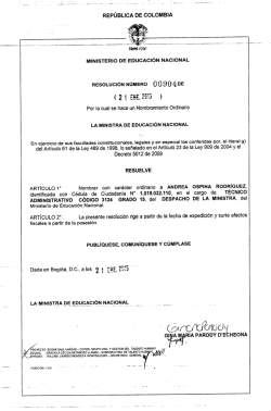 ( 2 1 ESE. 2G15 ) :I EI - Ministerio de Educaci&oacute;n Nacional