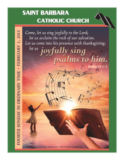 SAINT BARBARA - St. Barbara Catholic Church :: Mass Schedule