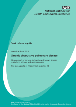 NICE | Provider of national guidance and advice to improve health