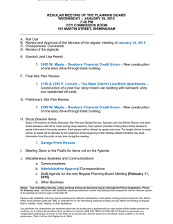 January 28, 2015 - City of Birmingham