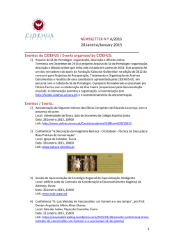 NEWSLETTER 4_28Janeiro