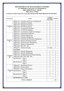 NEW SYLLABUS - 2014 Final