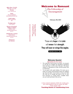 Welcome to Remount - Remount Baptist Church