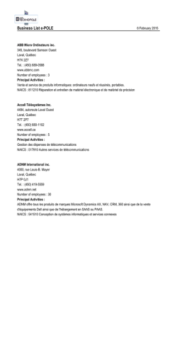 Business List e-POLE