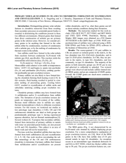 PRIMARY NEBULAR SULFIDES IN CR AND CM CHONDRITES