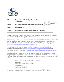 2015 Board Election Packet
