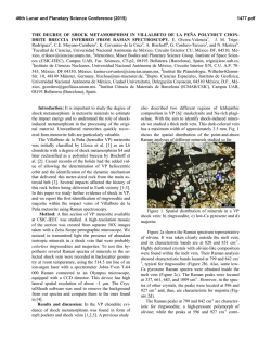 The Degree of Shock Metamorphism in Villalbeto de la Pe&ntilde;a