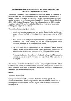 &pound;14.8M EXPANSION OF GROWTH DEAL BOOSTS