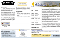 Bulletin for February 1, 2015