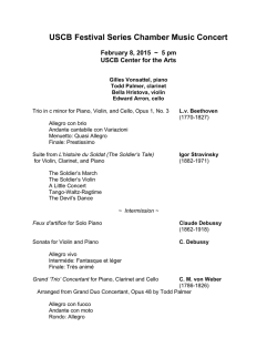 USCB Festival Series Chamber Music Concert