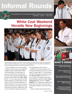 Fall 2014 - Medical Alumni Association
