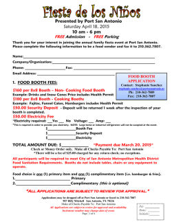 View Food Vendor application (pdf)