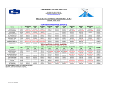 australia- east orient service
