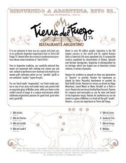 BIENVENIDO A ARGENTINA, ESTO ES