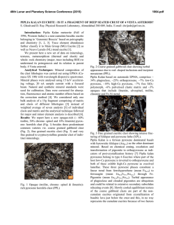 PIPLIA KALAN EUCRITE : IS IT A FRAGMENT OF DEEP SEATED