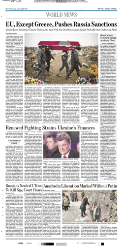 EU,ExceptGreece,PushesRussiaSanctions