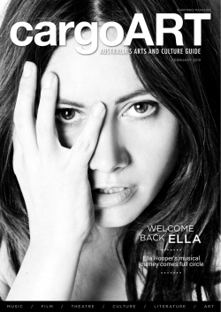 WELCOME BACK ELLA - cargoART Magazine