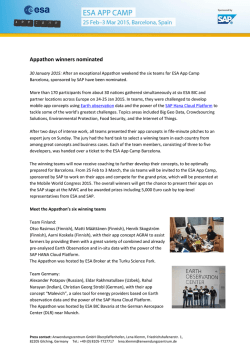 After an exceptional Appathon weekend the six