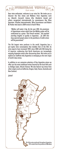 Nuestros vinos - Tierra Del Fuego