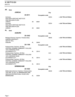 2015_25_occcode - Keep America At work