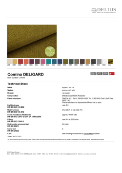 Comino DELIGARD - Delius Contract