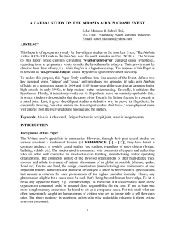 a causal study on the airasia airbus crash event