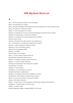 gre_big_book_word_list-libre - Project and Business Analysis