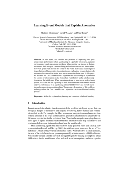 Learning Event Models that Explain Anomalies