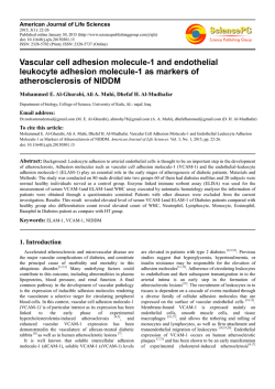 Vascular cell adhesion molecule