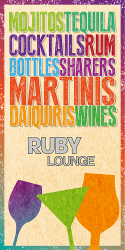 Cocktails - Ruby Lounge