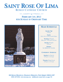 SAINT ROSE OF LIMA - John Patrick Publishing Company