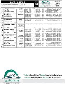 Sam Houston - Legalhipico.com