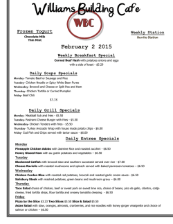 Williams Building Cafe