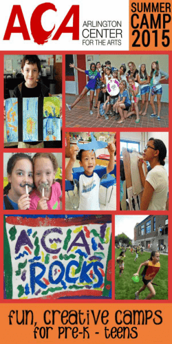 browse the catalog - Arlington Center for the Arts